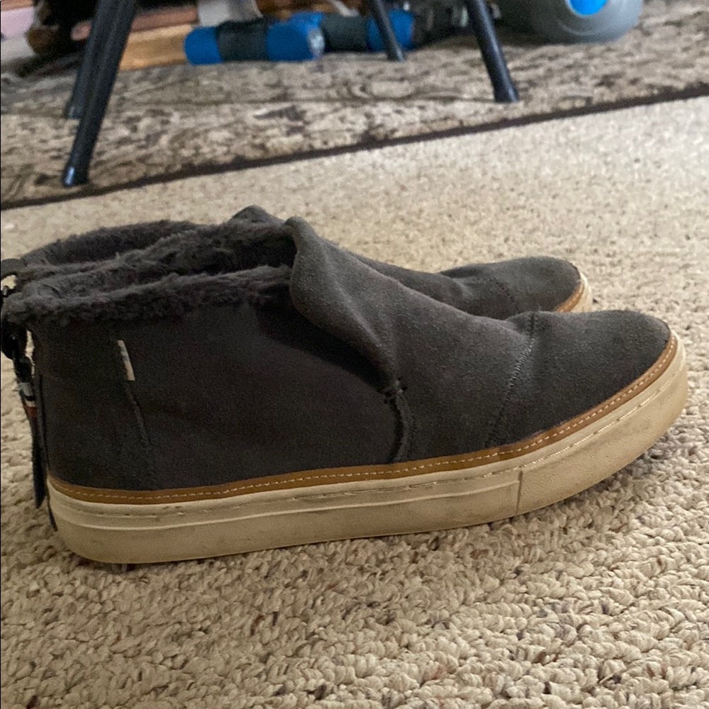Women’s dark Gray Casual Tom’s Slip-On Shoes
